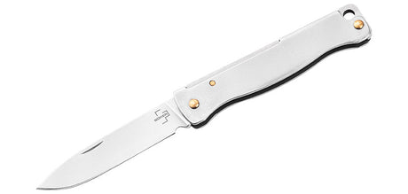 Couteau pliant Boker Plus Atlas Mini acier 12C27 Inox lame 42 mm lame drop point