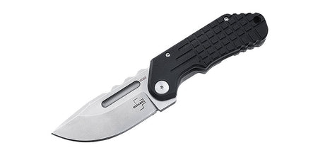 Couteau pliant Boker Plus Dvalin Folder Drop acier D2 lame 70 mm lame drop point
