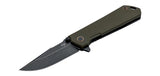 Couteau pliant Boker Plus Kihon OD Assist acier D2 lame 85 mm lame drop point