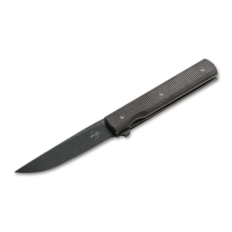 Couteau pliant URBAN TRAPPER LINEAR MICARTA Boker Plus - Noir - Welkit.com