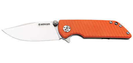 Couteau pliant Boker Sherman EDC II G10 Orange acier Magnacut lame 75 mm