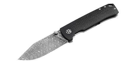 Couteau pliant Boker Tiger Damas acier Damas lame 85 mm lame clip point