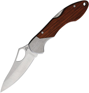 Couteau pliant CIMO Gecko 7 lame 70 mm manche bois avec passage de dragonne