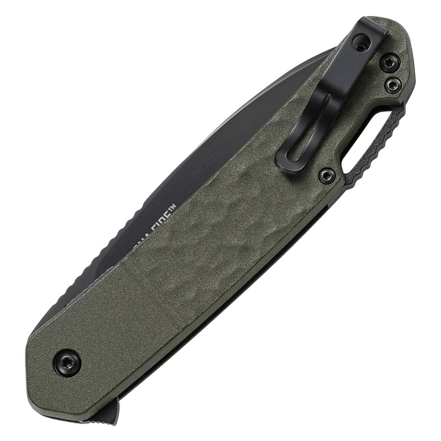 Couteau pliant BONA FIDE LINERLOCK OD CRKT - Vert olive - Welkit.com