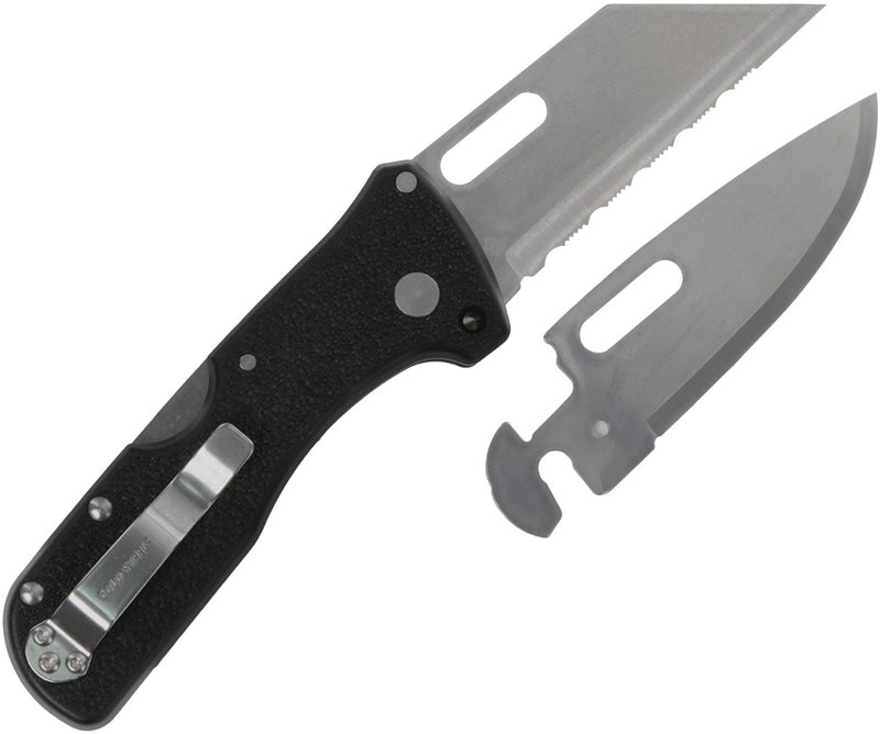 Couteau pliant Cold Steel Click-N-Cut lame drop point 70 mm manche polymère