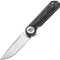 Couteau pliant Dreamtech D3897 acier D2 lame drop point 83 mm manche micarta