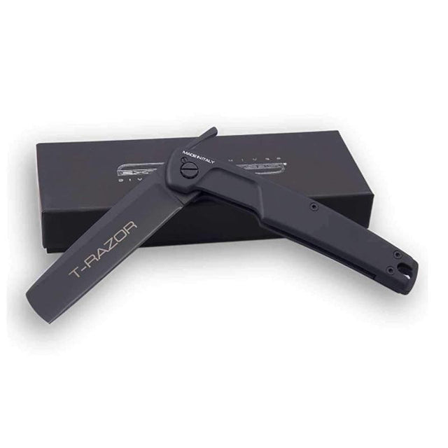 Couteau pliant Extrema Ratio T-Razor acier N690 lame 95 mm manche aluminium