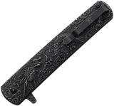 Couteau pliant Falcon Dragon KS3024 à ouverture assistée verrouillage linerlock