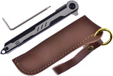 Couteau pliant Frost Cutlery Sling Blade acier 440C lame 89 mm manche acier inoxydable