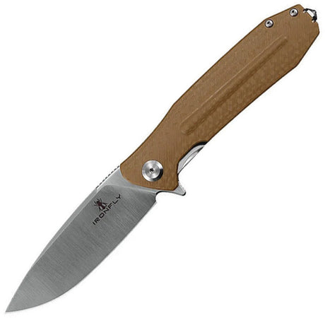 Couteau pliant Ironfly Zesty acier VG-10 lame drop point 92 mm manche G10