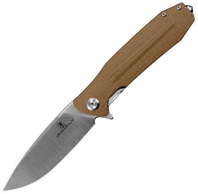 Couteau pliant Ironfly Zesty acier VG-10 lame drop point 92 mm manche G10