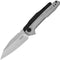 Couteau pliant Kershaw Lithium acier 8Cr13MoV lame 83 mm manche acier inoxydable