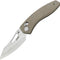Couteau pliant Kubey Caiman acier San Mai M2 lame 80 mm manche G10
