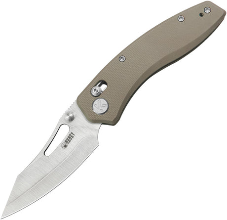 Couteau pliant Kubey Caiman acier San Mai M2 lame 80 mm manche G10