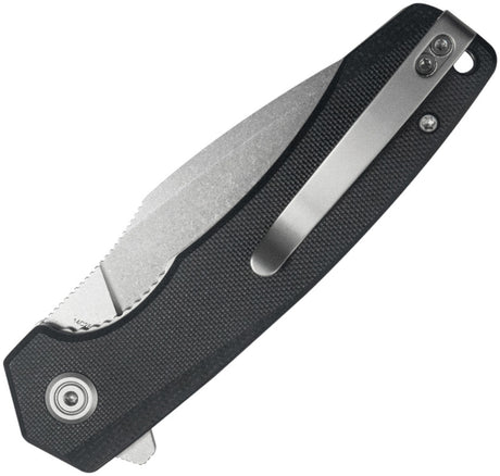 Couteau pliant Kubey Calyce acier 14C28N lame 89 mm manche G10 avec clip de poche