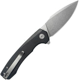 Couteau pliant Kubey Calyce acier 14C28N lame 89 mm manche G10 avec clip de poche