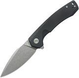 Couteau pliant Kubey Calyce acier 14C28N lame 89 mm manche G10 avec clip de poche