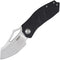 Couteau pliant Kubey Ceyx acier D2 lame tanto 75 mm manche G10 avec clip de poche