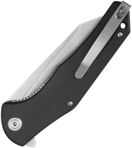 Couteau pliant Kubey Flash acier San Mai M2 lame tanto 95 mm manche G10