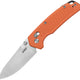 Couteau pliant Kubey Freki acier 14C28N lame drop point 80 mm manche G10