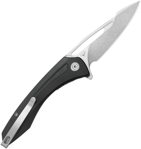 Couteau pliant Kubey Merced acier 14C28N lame 89 mm manche G10 avec clip de poche