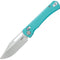 Couteau pliant Kubey TBO acier 14C28N lame clip point 80 mm manche G10