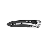 Couteau pliant Leatherman Skeletool KB lame 420HC de 6,6 cm, clip amovible