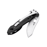 Couteau pliant Leatherman Skeletool KB lame 420HC de 6,6 cm, clip amovible