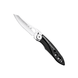 Couteau pliant Leatherman Skeletool KB lame 420HC de 6,6 cm, clip amovible