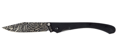 Couteau pliant Lug C63 Animal acier 7Cr17MoV lame 80 mm lame clip point