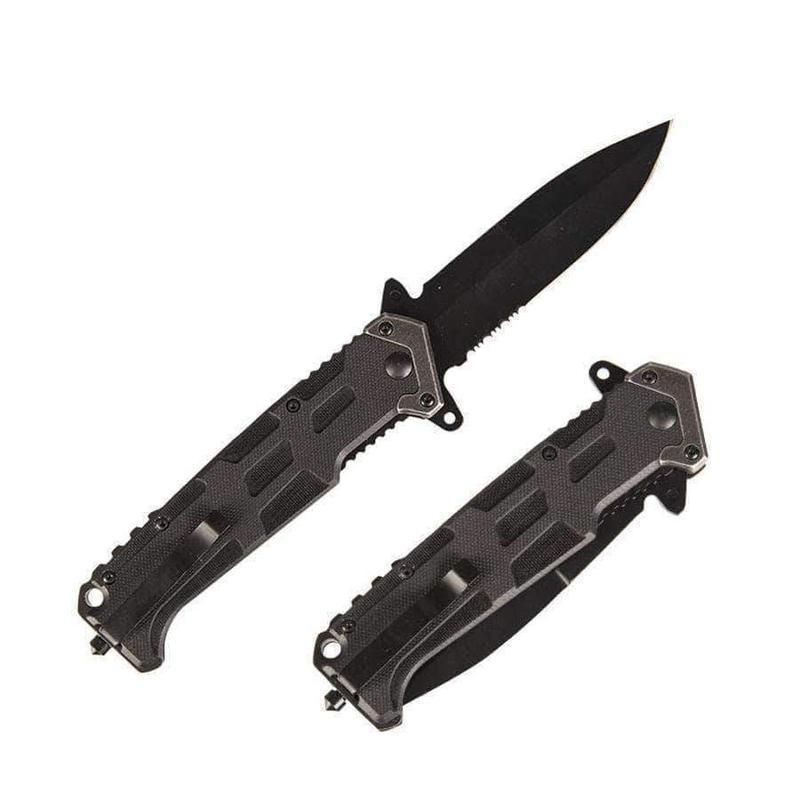 Couteau de poche ASSAULT Mil - Tec - Noir - Welkit.com