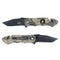 Couteau pliant OPEX Survival Légion acier inoxydable 440, lame 8,5 cm et étui nylon