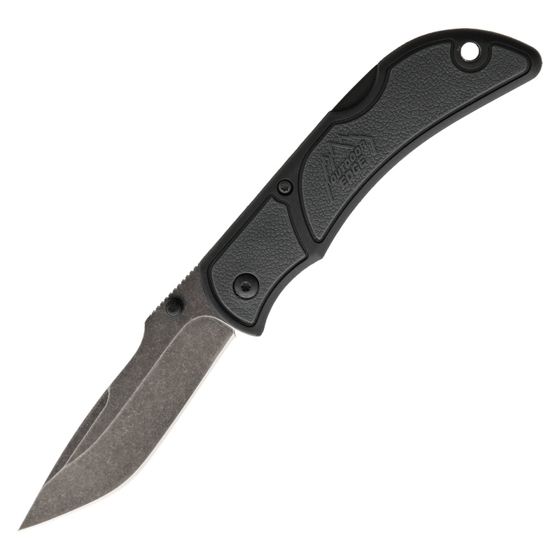 Couteau pliant Outdoor Edge Small Chasm Lockback Medium Gray