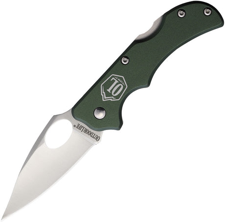 Couteau pliant Outdoor Life Summit lame 70 mm manche aluminium avec clip de poche
