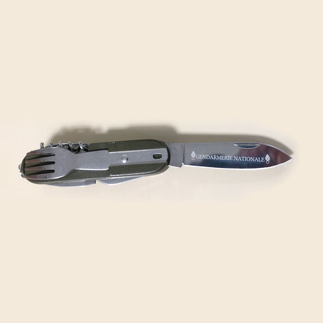 Couteau pliant Patrol Equipement 8 fonctions acier inoxydable lame 8 cm avec étui