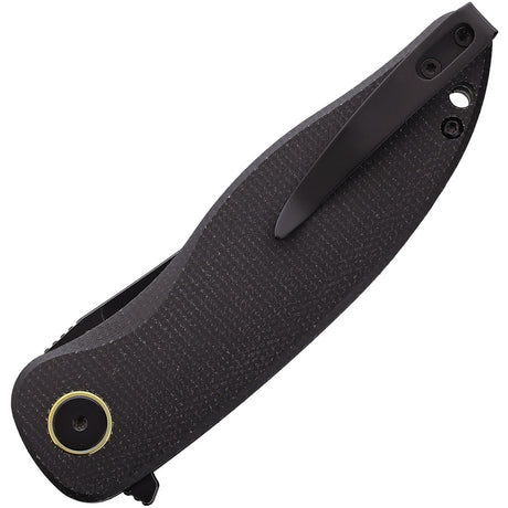 Couteau pliant Petrified Fish Simum acier Bohler K110 lame 89 mm manche micarta