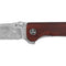 Couteau pliant QSP Hawk 131B2 acier Damas lame 82 mm lame drop point