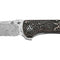 Couteau pliant QSP Hawk 131S acier Damas lame 82 mm lame drop point