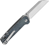 Couteau pliant QSP Knife Penguin V2 acier D2 lame sheepsfoot 76 mm
