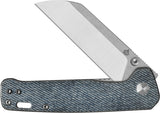 Couteau pliant QSP Knife Penguin V2 acier D2 lame sheepsfoot 76 mm