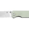 Couteau pliant QSP Parrot - Jade acier D2 lame 82 mm lame drop point