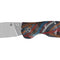 Couteau pliant QSP Turtle Punk acier 14C28N lame 88 mm lame tanto