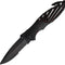 Couteau pliant S-TEC T20318 lame spear point 83 mm manche aluminium
