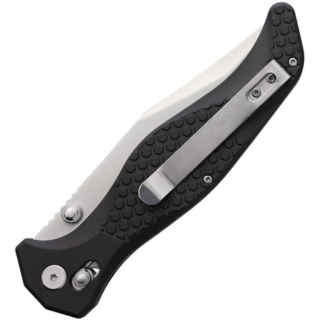 Couteau pliant S-TEC TS112 lame clip point 127 mm manche nylon avec clip de poche