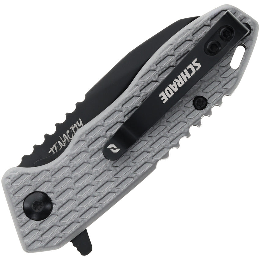 Couteau pliant Schrade Tenacity acier AUS-10A lame 64 mm manche aluminium