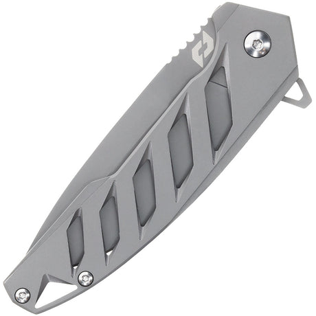 Couteau pliant Schrade Ventricle acier AUS-10A lame 76 mm manche acier inoxydable