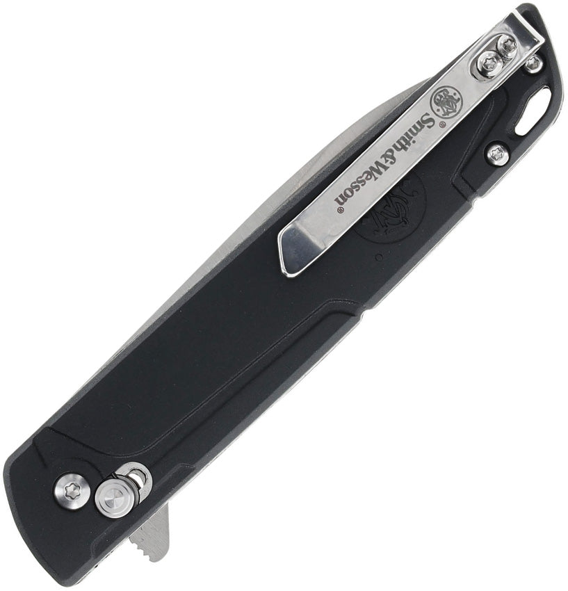 Couteau pliant Smith & Wesson 24/7 lame 83 mm manche nylon avec clip de poche