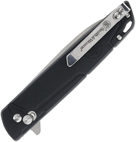 Couteau pliant Smith & Wesson 24/7 lame 83 mm manche nylon avec clip de poche