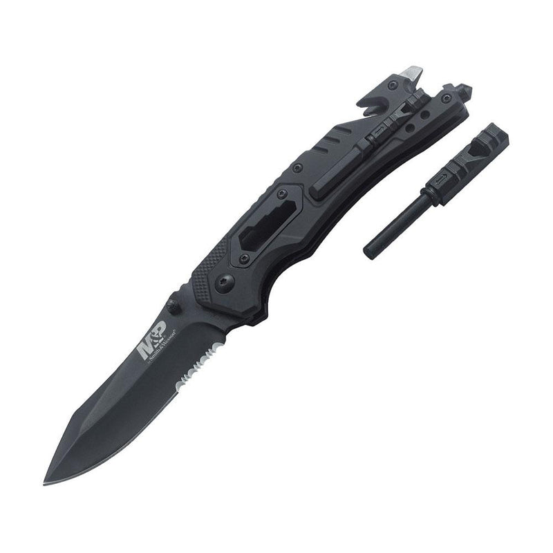 Couteau pliant Smith & Wesson M&P ouverture assistée lame 89 mm multi-outils