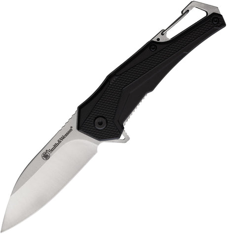 Couteau pliant Smith & Wesson Oasis Carabiner lame 76 mm manche aluminium